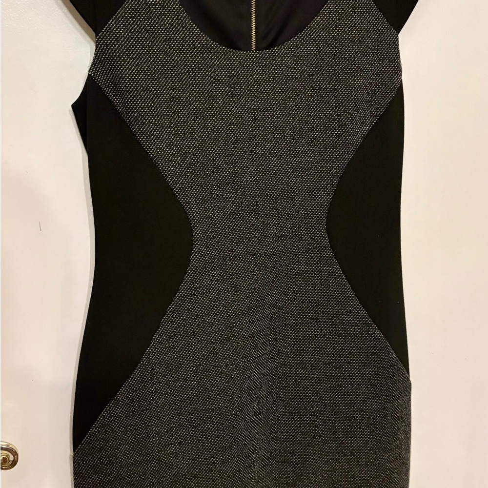 Express Black and Gray Mini Dress